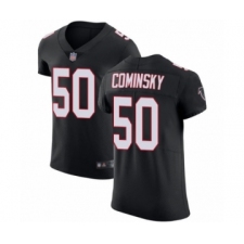 Men's Atlanta Falcons #50 John Cominsky Black Alternate Vapor Untouchable Elite Player Football Jersey