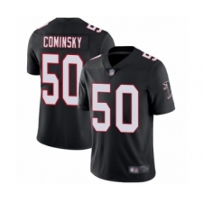 Men's Atlanta Falcons #50 John Cominsky Black Alternate Vapor Untouchable Limited Player Football Jersey