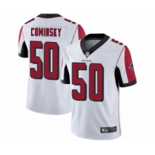 Men's Atlanta Falcons #50 John Cominsky White Vapor Untouchable Limited Player Football Jersey