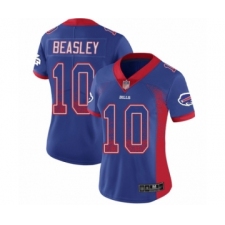 Women's Buffalo Bills #10 Cole Beasley Limited Royal Blue Rush Drift Fashion Football Jersey