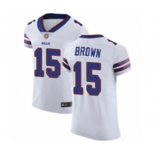 Men's Buffalo Bills #15 John Brown White Vapor Untouchable Elite Player Football Jersey