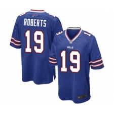 Men's Buffalo Bills #19 Andre Roberts Game Royal Blue Team Color Football Jersey