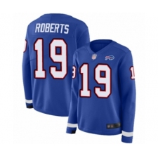 Women's Buffalo Bills #19 Andre Roberts Limited Royal Blue Therma Long Sleeve Football Jersey