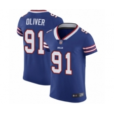 Men's Buffalo Bills #91 Ed Oliver Royal Blue Team Color Vapor Untouchable Elite Player Football Jersey