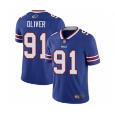 Men's Buffalo Bills #91 Ed Oliver Royal Blue Team Color Vapor Untouchable Limited Player Football Jersey
