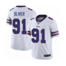 Men's Buffalo Bills #91 Ed Oliver White Vapor Untouchable Limited Player Football Jersey