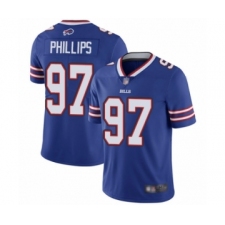 Men's Buffalo Bills #97 Jordan Phillips Royal Blue Team Color Vapor Untouchable Limited Player Football Jersey