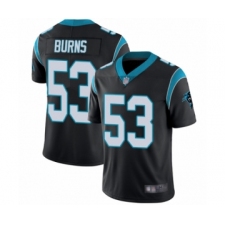 Men's Carolina Panthers #53 Brian Burns Black Team Color Vapor Untouchable Limited Player Football Jersey