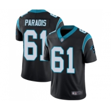 Men's Carolina Panthers #61 Matt Paradis Black Team Color Vapor Untouchable Limited Player Football Jersey