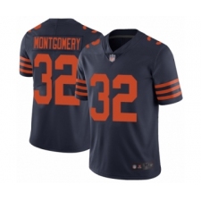 Youth Chicago Bears #32 David Montgomery Limited Navy Blue Rush Vapor Untouchable Football Jersey