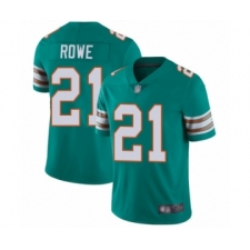 Men's Miami Dolphins #21 Eric Rowe Aqua Green Alternate Vapor Untouchable Limited Player Football Jersey