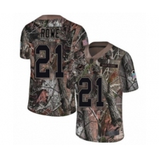 Men's Miami Dolphins #21 Eric Rowe Limited Camo Rush Realtree Football Jersey