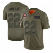 Women's Cleveland Browns #22 Eric Murray Limited Camo 2019 Salute to Service Football Jerseys