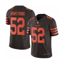 Men's Cleveland Browns #52 Ray-Ray Armstrong Limited Brown Rush Vapor Untouchable Football Jersey