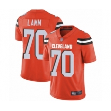 Youth Cleveland Browns #70 Kendall Lamm Orange Alternate Vapor Untouchable Limited Player Football Jersey