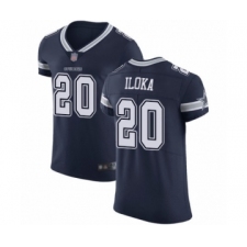 Men's Dallas Cowboys #20 George Iloka Navy Blue Team Color Vapor Untouchable Elite Player Football Jersey