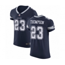 Men's Dallas Cowboys #23 Darian Thompson Navy Blue Team Color Vapor Untouchable Elite Player Football Jersey