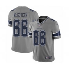 Men's Dallas Cowboys #66 Connor McGovern Limited Gray Inverted Legend Football Jersey