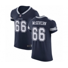 Men's Dallas Cowboys #66 Connor McGovern Navy Blue Team Color Vapor Untouchable Elite Player Football Jersey