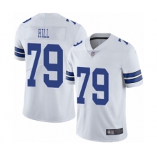 Men's Dallas Cowboys #79 Trysten Hill White Vapor Untouchable Limited Player Football Jersey