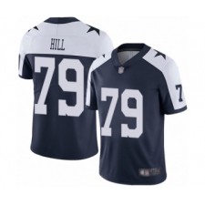 Youth Dallas Cowboys #79 Trysten Hill Navy Blue Throwback Alternate Vapor Untouchable Limited Player Football Jersey