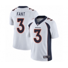 Youth Denver Broncos #3 Drew Lock White Vapor Untouchable Limited Player Football Jersey