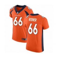Men's Denver Broncos #66 Dalton Risner Orange Team Color Vapor Untouchable Elite Player Football Jersey