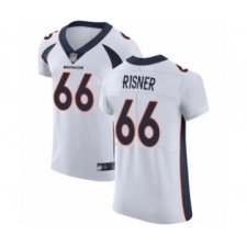 Men's Denver Broncos #66 Dalton Risner White Vapor Untouchable Elite Player Football Jersey
