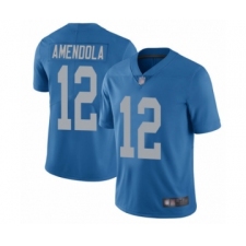 Men's Detroit Lions #12 Danny Amendola Blue Alternate Vapor Untouchable Limited Player Football Jersey