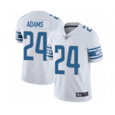 Men's Detroit Lions #24 Andrew Adams White Vapor Untouchable Limited Player Football Jersey