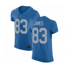 Men's Detroit Lions #83 Jesse James Blue Alternate Vapor Untouchable Elite Player Football Jersey