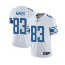 Men's Detroit Lions #83 Jesse James White Vapor Untouchable Limited Player Football Jersey