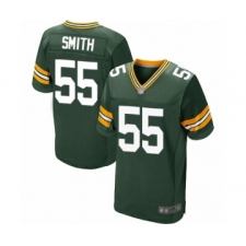 Men's Green Bay Packers #55 Za'Darius Smith Elite Green Team Color Football Jersey