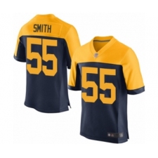 Men's Green Bay Packers #55 Za'Darius Smith Elite Navy Blue Alternate Football Jersey