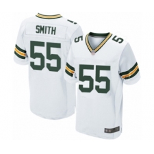 Men's Green Bay Packers #55 Za'Darius Smith Elite White Football Jersey