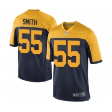 Men's Green Bay Packers #55 Za'Darius Smith Game Navy Blue Alternate Football Jersey