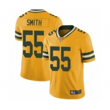 Men's Green Bay Packers #55 Za'Darius Smith Limited Gold Rush Vapor Untouchable Football Jersey