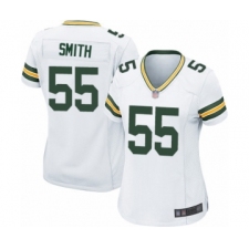 Women's Green Bay Packers #55 Za'Darius Smith Game White Football Jersey