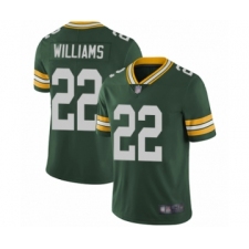 Youth Green Bay Packers #22 Dexter Williams Green Team Color Vapor Untouchable Limited Player Football Jersey