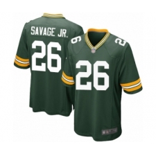 Men's Green Bay Packers #26 Darnell Savage Jr. Game Green Team Color Football Jersey