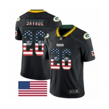 Men's Green Bay Packers #26 Darnell Savage Jr. Limited Black Rush USA Flag Football Jersey