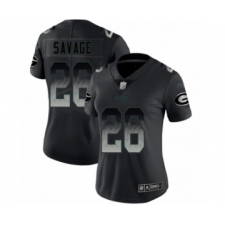 Women's Green Bay Packers #26 Darnell Savage Jr. Limited Black Smoke Fashion Limited Football Jersey
