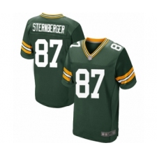 Men's Green Bay Packers #87 Jace Sternberger Elite Green Team Color Football Jersey