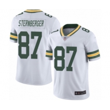Men's Green Bay Packers #87 Jace Sternberger White Vapor Untouchable Limited Player Football Jersey