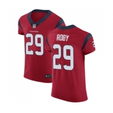 Men's Houston Texans #29 Bradley Roby Red Alternate Vapor Untouchable Elite Player Football Jersey