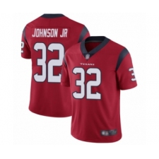 Men's Houston Texans #32 Lonnie Johnson Red Alternate Vapor Untouchable Limited Player Football Jersey