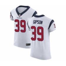 Men's Houston Texans #39 Tashaun Gipson White Vapor Untouchable Elite Player Football Jersey