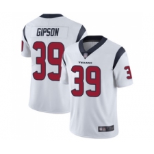 Men's Houston Texans #39 Tashaun Gipson White Vapor Untouchable Limited Player Football Jersey