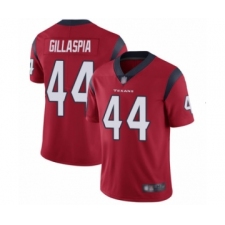 Men's Houston Texans #44 Cullen Gillaspia Red Alternate Vapor Untouchable Limited Player Football Jersey
