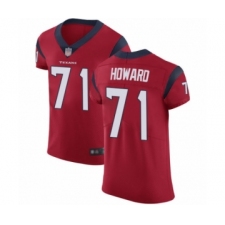 Men's Houston Texans #71 Tytus Howard Red Alternate Vapor Untouchable Elite Player Football Jersey